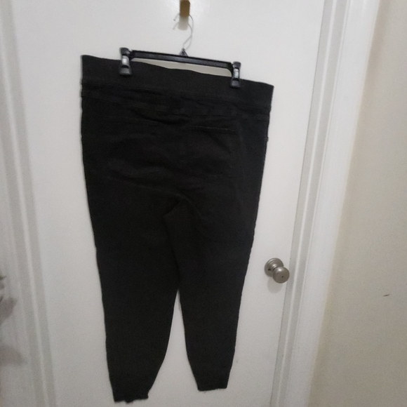 Spanx  black vintage distress  denim leggings/ jeggings pull on 3xl new - Picture 8 of 13